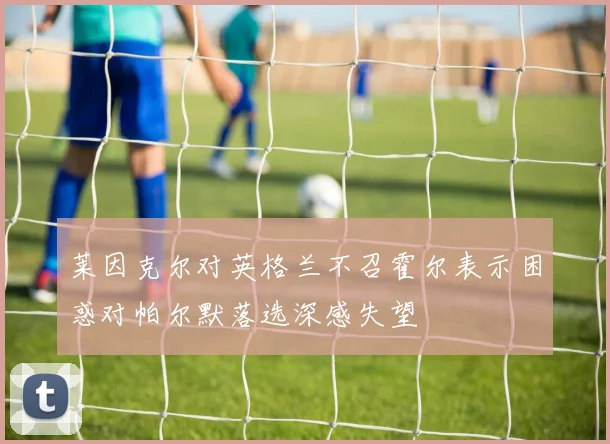 莱因克尔对英格兰不召霍尔表示困惑对帕尔默落选深感失望